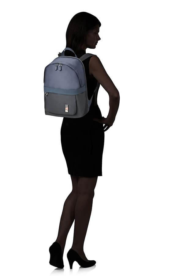 SAMSONITE "POW-HER" 14.1inčni ženski ruksak za prijenosno računalo plavi