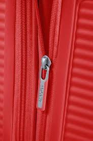 AMERICAN TOURISTER SOUNDBOX TROLLEY SPINNER 67CM CORAL RED 32G*10002