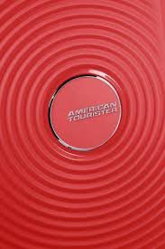 AMERICAN TOURISTER SOUNDBOX TROLLEY SPINNER 67CM CORAL RED 32G*10002